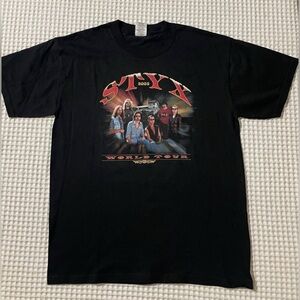 STYX 2005 North American Tour Band Black T-Shirt medium men’s